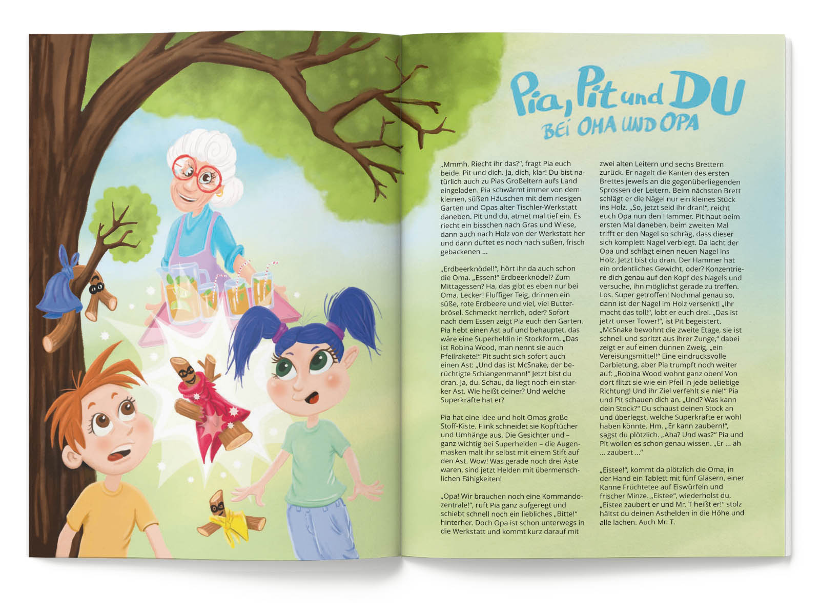 Pia, Pit & DU, familiii Magazin